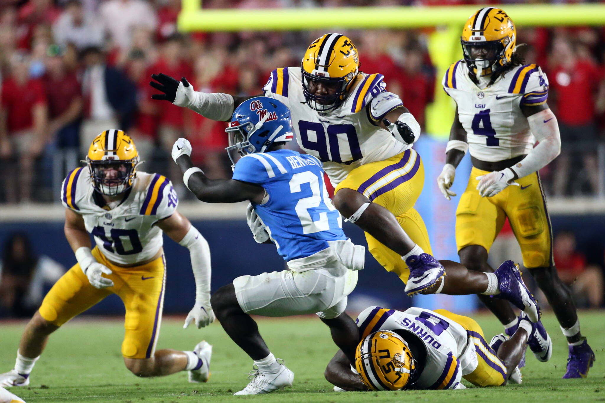 Ncaa Football: Louisiana State At Mississippi